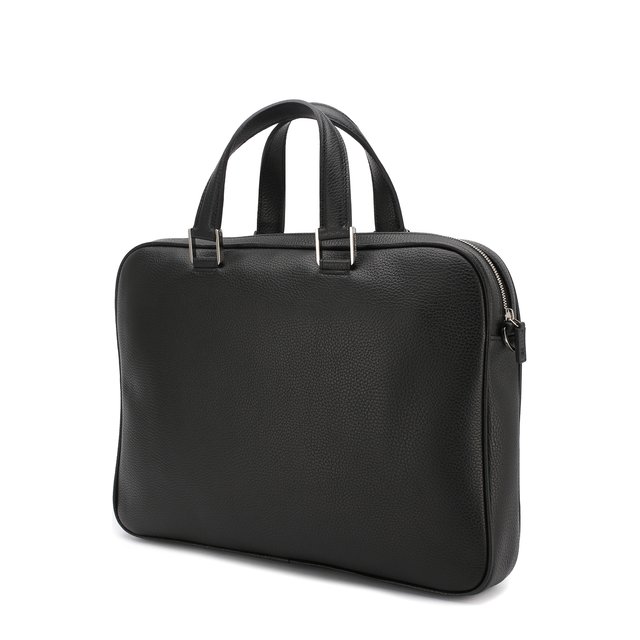 фото Кожаная сумка для ноутбука с плечевым ремнем corneliani