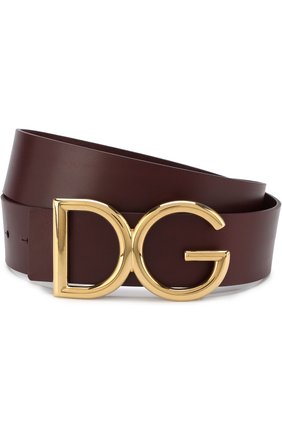 Мужской кожаный ремень с фигурной пряжкой DOLCE & GABBANA бордового цвета по цене 25900 руб., арт. BC4246/AC493 | Фото 1 Мужской кожаный ремень с фигурной пряжкой DOLCE & GABBANA бордового цвета, арт. BC4246/AC493 | Фото 1