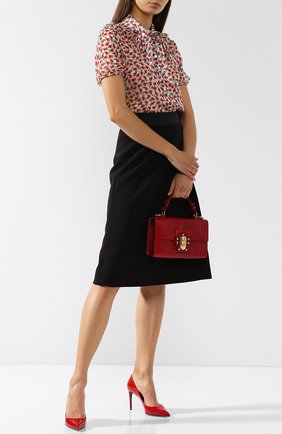Женская кожаные туфли kate DOLCE & GABBANA красного цвета по цене 44400 руб., арт. CD0039/AC062 | Фото 2 Женская кожаные туфли kate DOLCE & GABBANA красного цвета, арт. CD0039/AC062 | Фото 2