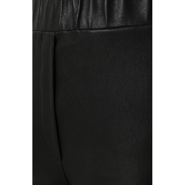 фото Укороченные кожаные брюки bottega veneta