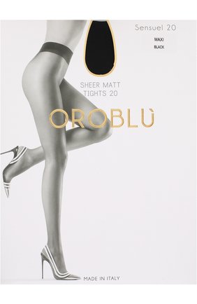 Женские капроновые колготки OROBLU черного цвета по цене 1330 руб., арт. V0BC01099/XXL | Фото 1 Женские капроновые колготки OROBLU черного цвета, арт. V0BC01099/XXL | Фото 1