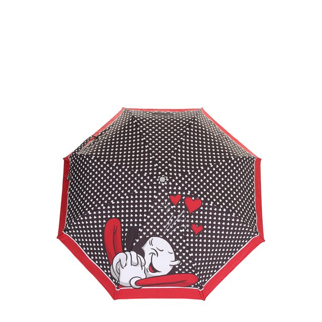фото Складной зонт с принтом moschino