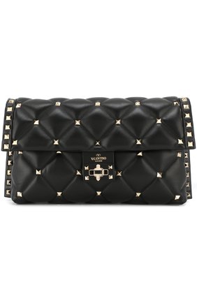 Клатч Valentino Garavani Candystud Valentino, черного цвета, арт. QW1B0B83/NAP в ЦУМ | Фото №1 Клатч Valentino Garavani Candystud Valentino черного цвета | Фото №1