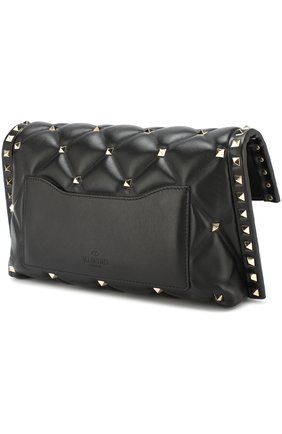 Клатч Valentino Garavani Candystud Valentino, черного цвета, арт. QW1B0B83/NAP в ЦУМ | Фото №3 Клатч Valentino Garavani Candystud Valentino черного цвета | Фото №3