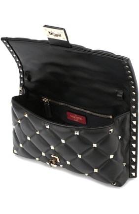 Клатч Valentino Garavani Candystud Valentino, черного цвета, арт. QW1B0B83/NAP в ЦУМ | Фото №4 Клатч Valentino Garavani Candystud Valentino черного цвета | Фото №4