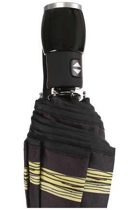 Женский черный складной зонт с принтом Moschino, арт. 7036-0PENCL0SE купить в ЦУМ | Фото №4 Складной зонт с принтом Moschino черный | Фото №4