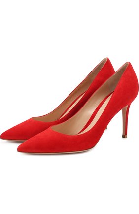 Замшевые туфли Gianvito 85 | Фото №1 Замшевые туфли Gianvito 85 | Фото №1
