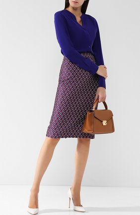 Женская сумка whitney medium MICHAEL MICHAEL KORS коричневая цвета, арт. 30T8GXIS2L купить в ЦУМ | Фото №2 Сумка Whitney medium MICHAEL Michael Kors коричневая цвета | Фото №2