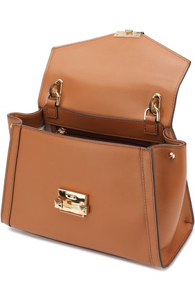 Женская сумка whitney medium MICHAEL MICHAEL KORS коричневая цвета, арт. 30T8GXIS2L купить в ЦУМ | Фото №4 Сумка Whitney medium MICHAEL Michael Kors коричневая цвета | Фото №4