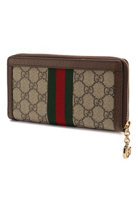 Женские кошелек ophidia gg на молнии GUCCI бежевого цвета по цене 52400 руб., арт. 523154/96IWG | Фото 2 Женские кошелек ophidia gg на молнии GUCCI бежевого цвета, арт. 523154/96IWG | Фото 2