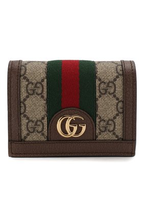 Женский футляр для кредитных карт ophidia gg GUCCI бежевого цвета по цене 31300 руб., арт. 523155/96IWG | Фото 1 Женский футляр для кредитных карт ophidia gg GUCCI бежевого цвета, арт. 523155/96IWG | Фото 1