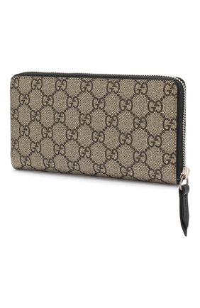 Мужской портмоне gg supreme GUCCI бежевого цвета по цене 47800 руб., арт. 451273/K5Z1N | Фото 2 Мужской портмоне gg supreme GUCCI бежевого цвета, арт. 451273/K5Z1N | Фото 2