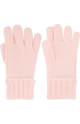 Детские кашемировые перчатки little crochet LORO PIANA светло-розового цвета по цене 14400 руб., арт. FAF8480 | Фото 2 Детские кашемировые перчатки little crochet LORO PIANA светло-розового цвета, арт. FAF8480 | Фото 2