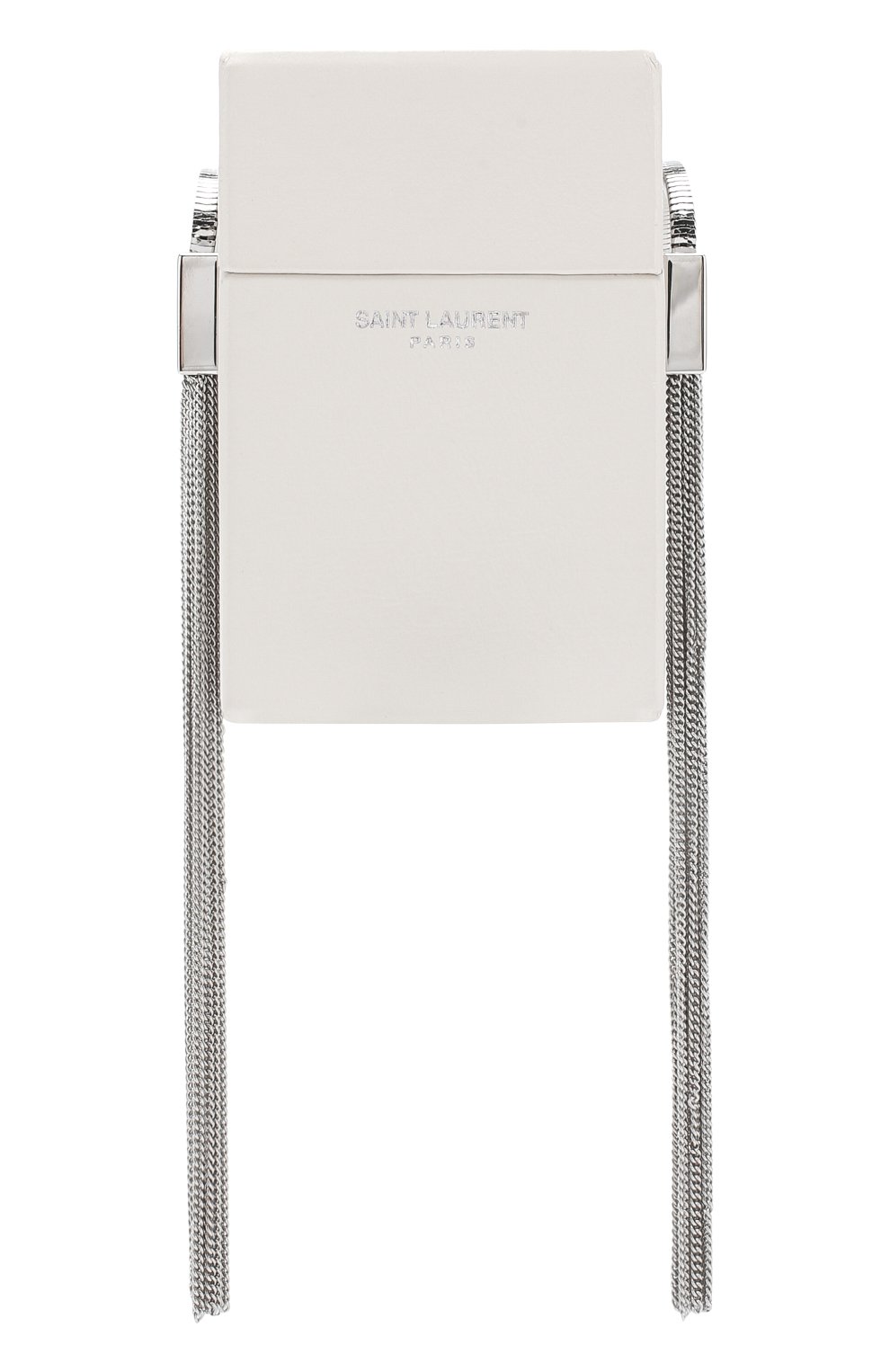 Женский клатч minaudiere SAINT LAURENT белого цвета, арт. 520118/CUM0N | Фото 1