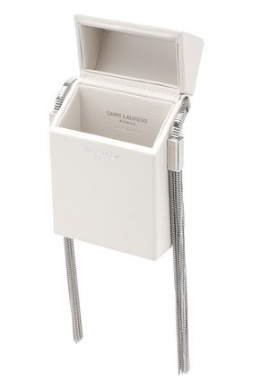 Женский клатч minaudiere SAINT LAURENT белого цвета по цене 71800 руб., арт. 520118/CUM0N | Фото 4 Женский клатч minaudiere SAINT LAURENT белого цвета, арт. 520118/CUM0N | Фото 4