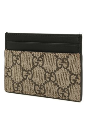 Мужской футляр для кредитных карт gg supreme GUCCI коричневого цвета по цене 18900 руб., арт. 451277/K5T1N | Фото 2 Мужской футляр для кредитных карт gg supreme GUCCI коричневого цвета, арт. 451277/K5T1N | Фото 2