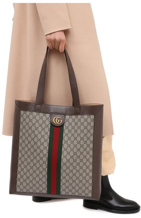 Женский сумка-тоут ophidia gg supreme large GUCCI бежевого цвета по цене 118500 руб., арт. 519335/9IKPT | Фото 2 Женский сумка-тоут ophidia gg supreme large GUCCI бежевого цвета, арт. 519335/9IKPT | Фото 2