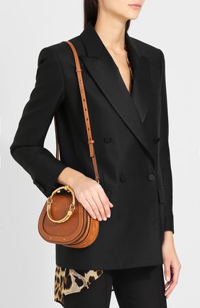 Женская сумка nile small CHLOÉ светло-коричневого цвета по цене 107500 руб., арт. CHC17US301HEU | Фото 5 Женская сумка nile small CHLOÉ светло-коричневого цвета, арт. CHC17US301HEU | Фото 5