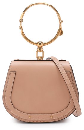 Женская сумка nile small CHLOÉ светло-бежевого цвета по цене 107500 руб., арт. CHC17US301HEU | Фото 6 Женская сумка nile small CHLOÉ светло-бежевого цвета, арт. CHC17US301HEU | Фото 6