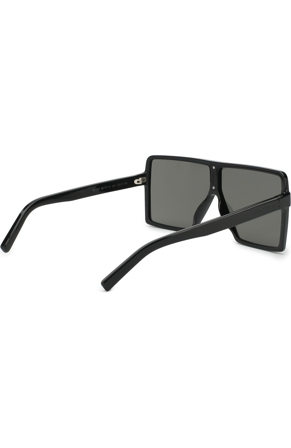 Женские солнцезащитные очки SAINT LAURENT черного цвета по цене 30800 руб., арт. SL 183 BETTY S 001 | Фото 3 Женские солнцезащитные очки SAINT LAURENT черного цвета, арт. SL 183 BETTY S 001 | Фото 3
