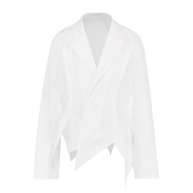 Хлопковая блуза асимметричного кроя Yohji Yamamoto