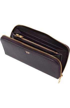 Кожаное портмоне на молнии Tom Ford, бордового цвета, арт. SM190T-CE6 в ЦУМ | Фото №3 Кожаное портмоне на молнии Tom Ford бордового цвета | Фото №3