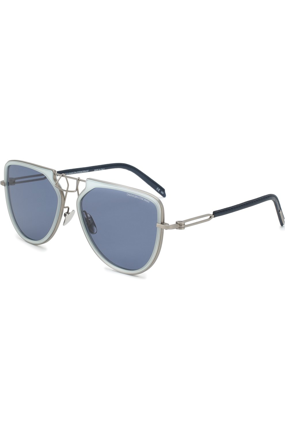 Женские солнцезащитные очки CALVIN KLEIN 205W39NYC темно-синего цвета, арт. CK1874 450 | Фото 1