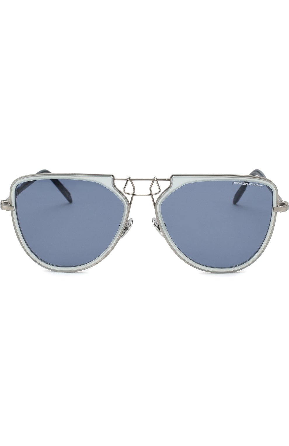 Женские солнцезащитные очки CALVIN KLEIN 205W39NYC темно-синего цвета по цене 41600 руб., арт. CK1874 450 | Фото 2 Женские солнцезащитные очки CALVIN KLEIN 205W39NYC темно-синего цвета, арт. CK1874 450 | Фото 2