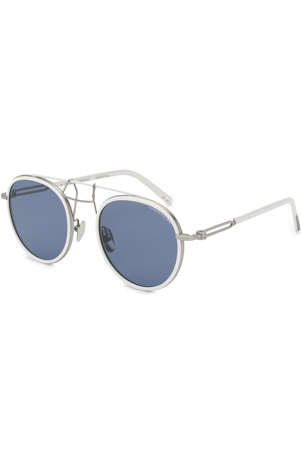Женские солнцезащитные очки CALVIN KLEIN 205W39NYC белого цвета, арт. CK1873 100 | Фото 1