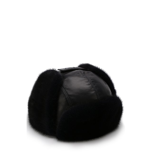 фото Меховая шапка-ушанка zilli
