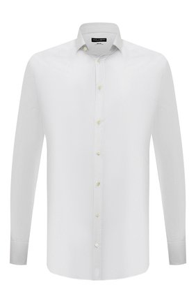 Мужская хлопковая сорочка DOLCE & GABBANA белого цвета по цене 28350 руб., арт. G5EJ0T/FU5K9 | Фото 1 Мужская хлопковая сорочка DOLCE & GABBANA белого цвета, арт. G5EJ0T/FU5K9 | Фото 1