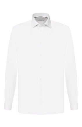 Мужская хлопковая сорочка с воротником кент ETON белого цвета по цене 19950 руб., арт. 3548 79311 | Фото 1