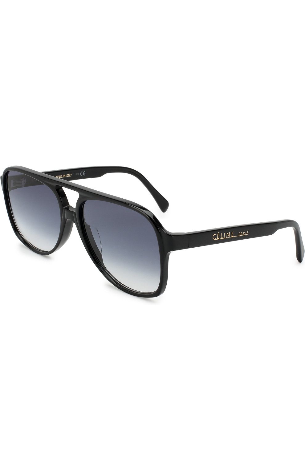 Женские солнцезащитные очки CELINE EYEWEAR черного цвета, арт. CL40032U 01B | Фото 1