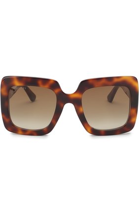 Женские солнцезащитные очки GUCCI коричневого цвета по цене 22050 руб., арт. GG0328 002 | Фото 3 Женские солнцезащитные очки GUCCI коричневого цвета, арт. GG0328 002 | Фото 3