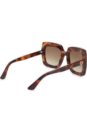 Женские солнцезащитные очки GUCCI коричневого цвета по цене 22050 руб., арт. GG0328 002 | Фото 4 Женские солнцезащитные очки GUCCI коричневого цвета, арт. GG0328 002 | Фото 4
