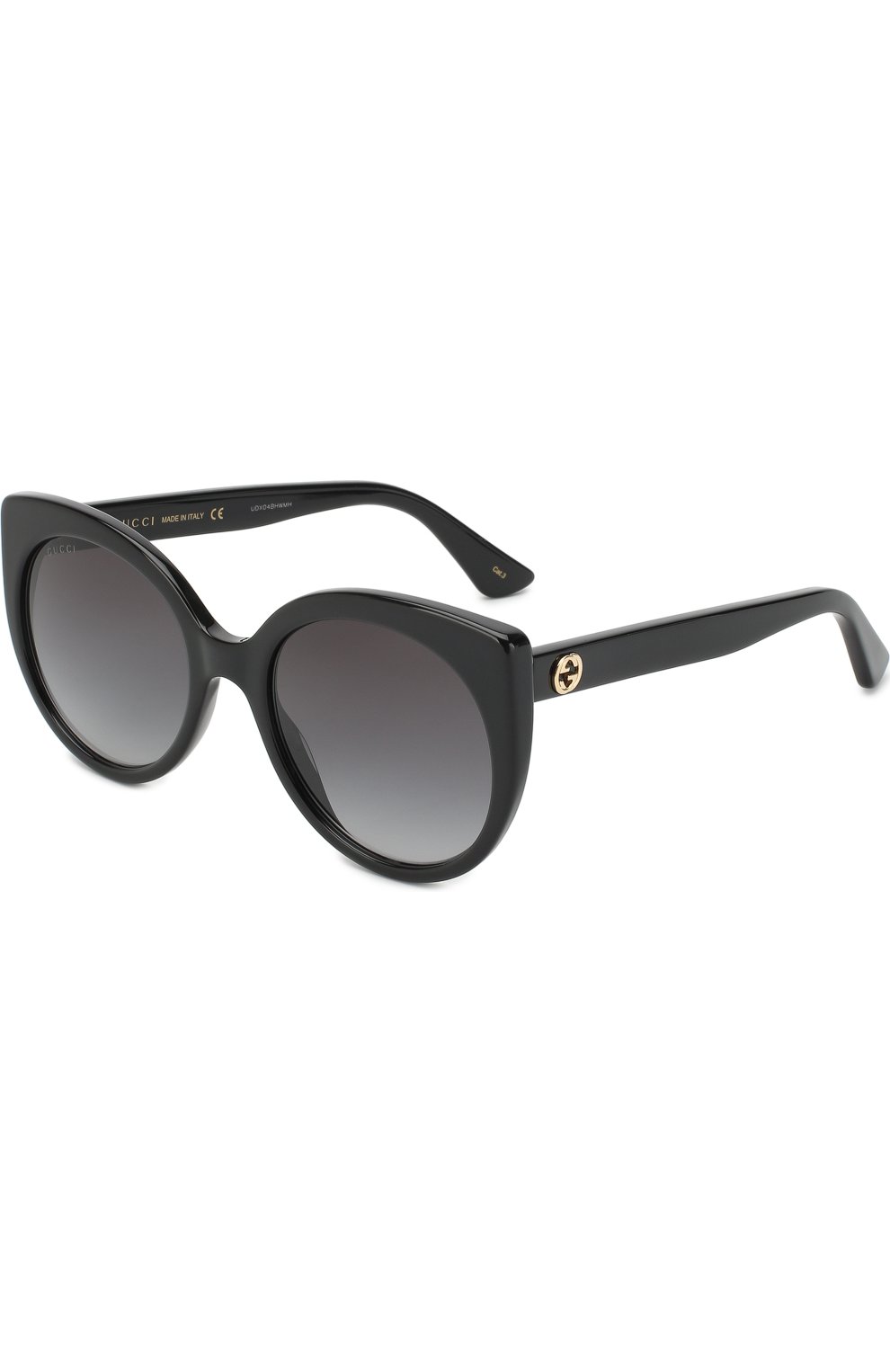 Женские солнцезащитные очки GUCCI черного цвета, арт. GG0325 001 | Фото 1