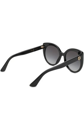 Женские солнцезащитные очки GUCCI черного цвета по цене 22750 руб., арт. GG0325 001 | Фото 4 Женские солнцезащитные очки GUCCI черного цвета, арт. GG0325 001 | Фото 4