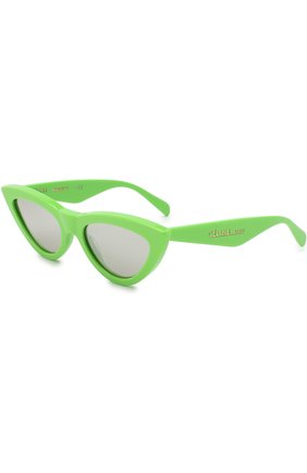 Женские солнцезащитные очки CELINE EYEWEAR зеленого цвета по цене 23200 руб., арт. CL40019I 95C | Фото 1 Женские солнцезащитные очки CELINE EYEWEAR зеленого цвета, арт. CL40019I 95C | Фото 1