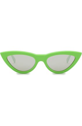 Женские солнцезащитные очки CELINE EYEWEAR зеленого цвета по цене 23200 руб., арт. CL40019I 95C | Фото 3 Женские солнцезащитные очки CELINE EYEWEAR зеленого цвета, арт. CL40019I 95C | Фото 3