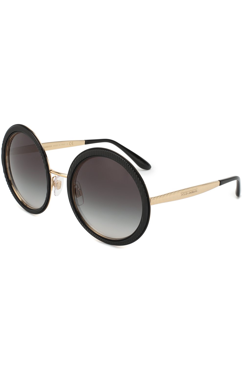 Женские солнцезащитные очки DOLCE & GABBANA черного цвета, арт. 2179-13128G | Фото 1