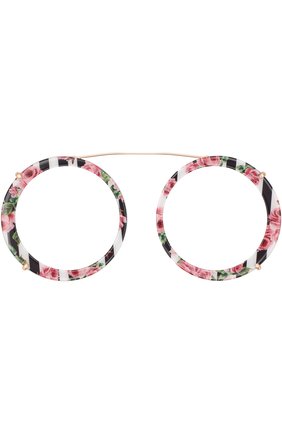 Женские разноцветные солнцезащитные очки Dolce & Gabbana, арт. 2198-12988G купить в ЦУМ | Фото №7 Солнцезащитные очки Dolce & Gabbana разноцветные | Фото №7