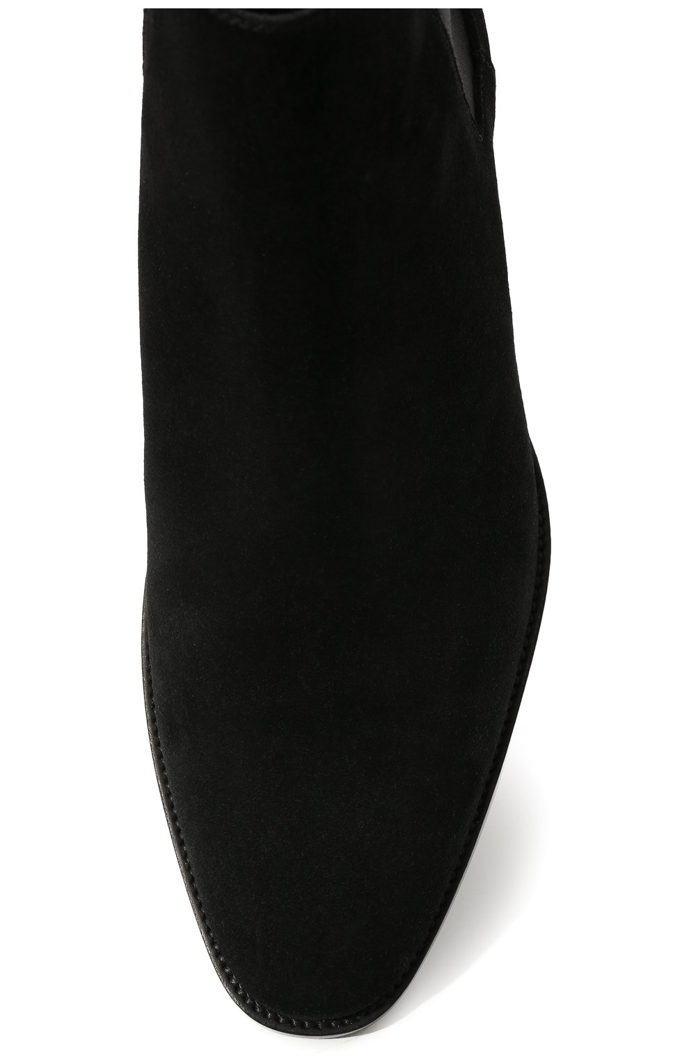 Мужские замшевые челси wyatt SAINT LAURENT черного цвета, арт. 443208/BT300 | Фото 6 (Материал внешний: Кожа, Замша; Длина стельки: 30; Материал внутренний: Натуральная кожа; Материал утеплителя: Без утеплителя; Мужское Кросс-КТ: Сапоги-обувь, Челси-обувь)