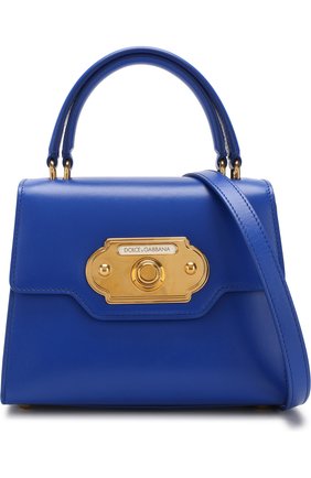 Женская сумка welcome small DOLCE & GABBANA синяя цвета, арт. BB6437/AS738 купить в ЦУМ | Фото №6 Сумка Welcome small Dolce & Gabbana синяя цвета | Фото №6