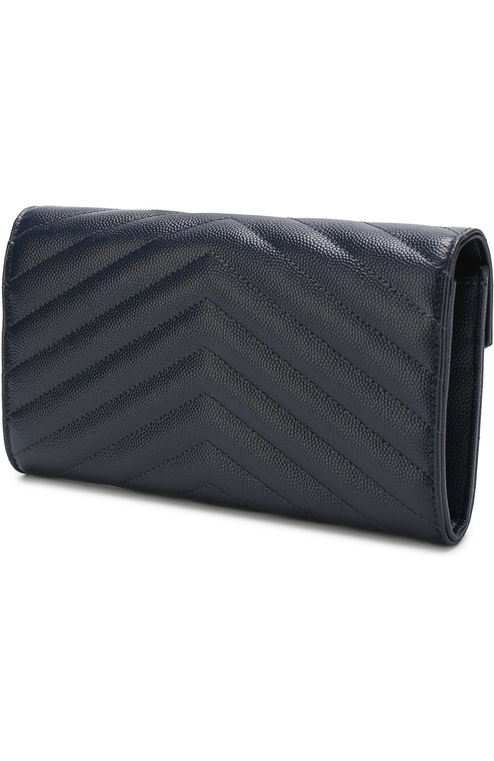 Кожаное портмоне Monogram Saint Laurent, темно-синего цвета, арт. 372264/B0W01 в ЦУМ | Фото №2 Кожаное портмоне Monogram Saint Laurent темно-синего цвета | Фото №2