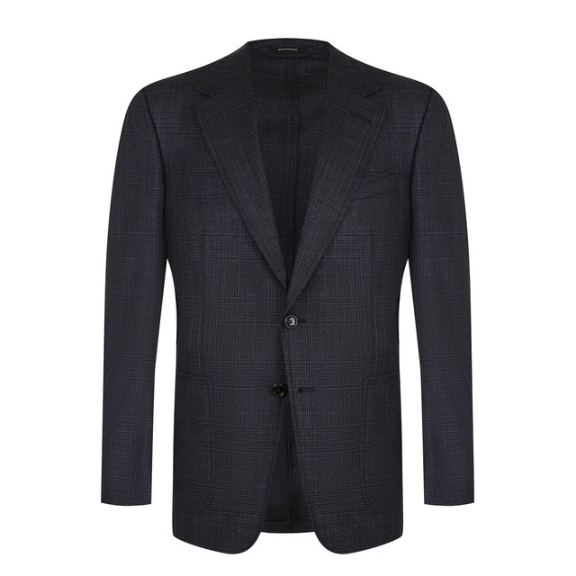 Однобортный пиджак из смеси шерсти и шелка Tom Ford 4375090