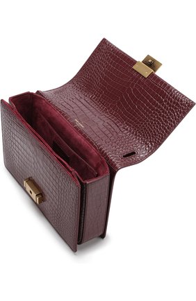 Женская сумка bellechasse SAINT LAURENT бордового цвета по цене 132000 руб., арт. 482044/DND0W | Фото 4 Женская сумка bellechasse SAINT LAURENT бордового цвета, арт. 482044/DND0W | Фото 4