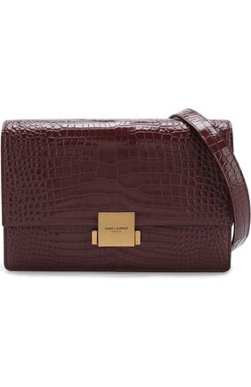 Женская сумка bellechasse SAINT LAURENT бордового цвета по цене 132000 руб., арт. 482044/DND0W | Фото 5 Женская сумка bellechasse SAINT LAURENT бордового цвета, арт. 482044/DND0W | Фото 5