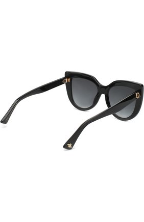Женские солнцезащитные очки GUCCI черного цвета по цене 19600 руб., арт. GG0164 001 | Фото 4 Женские солнцезащитные очки GUCCI черного цвета, арт. GG0164 001 | Фото 4