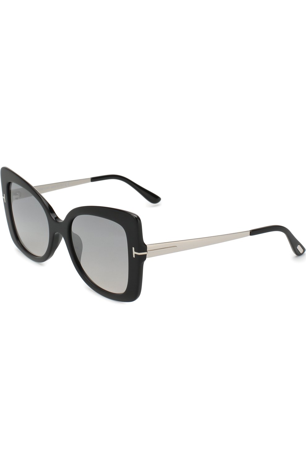 Женские солнцезащитные очки TOM FORD черного цвета, арт. TF609 01C | Фото 1