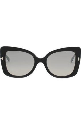 Женские солнцезащитные очки TOM FORD черного цвета по цене 23500 руб., арт. TF609 01C | Фото 3 Женские солнцезащитные очки TOM FORD черного цвета, арт. TF609 01C | Фото 3